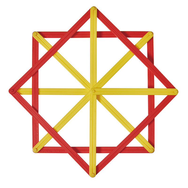 Geometry Sticks - 6 Colours 72 Pieces