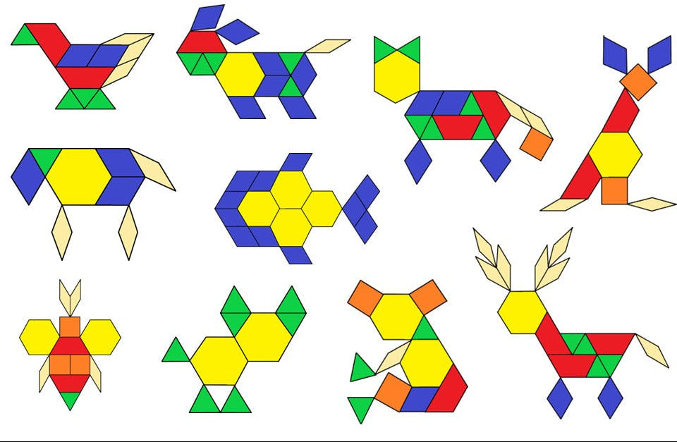 Pattern Blocks 125pc